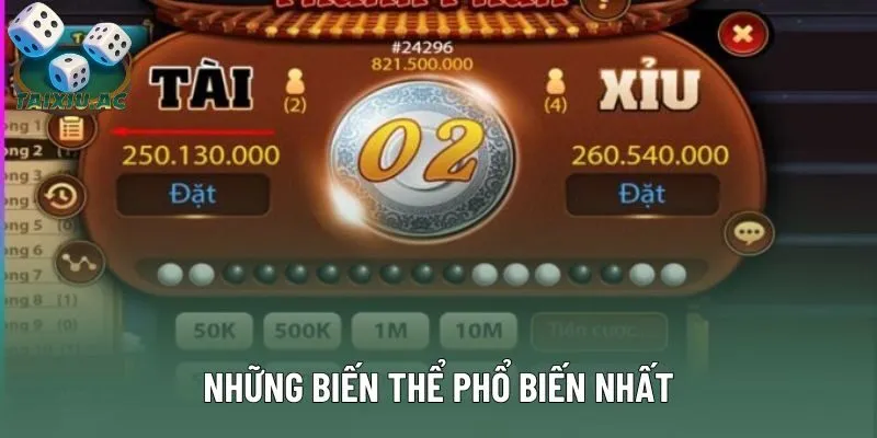 Những biến thể phổ biến nhất