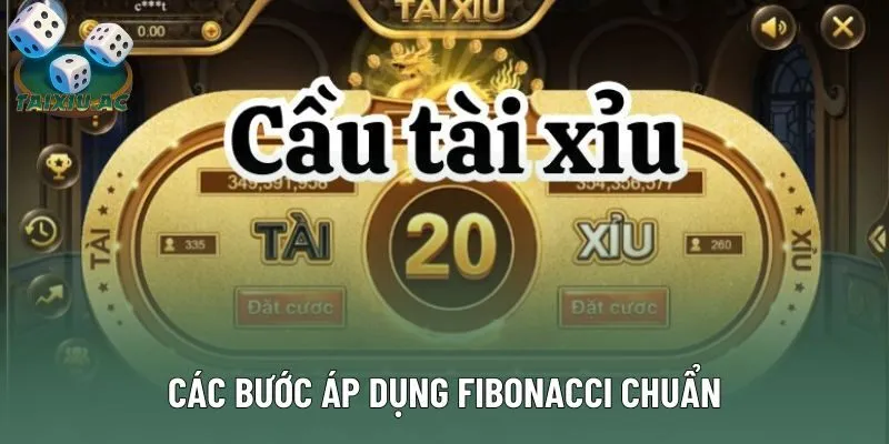 Các bước áp dụng fibonacci chuẩn