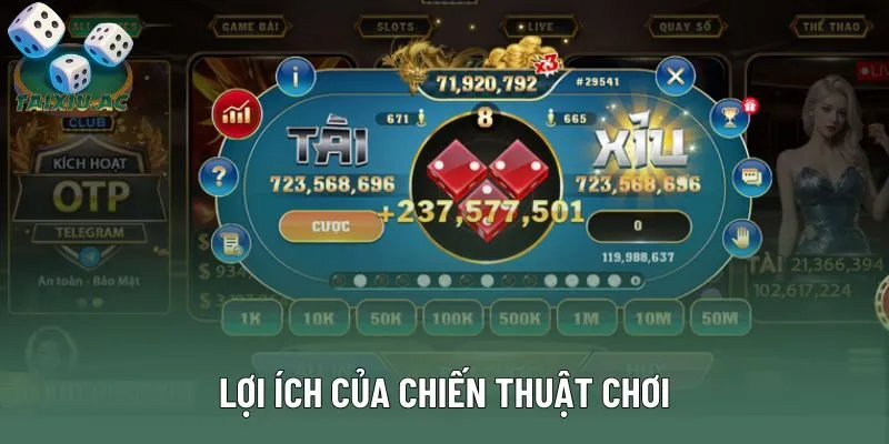 Lợi ích của chiến thuật chơi