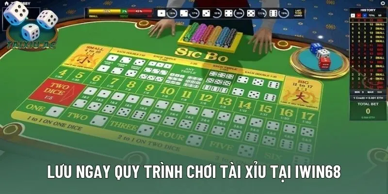 Lưu ngay quy trình chơi tài xỉu tại IWIN68