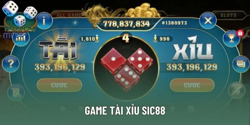 Sic88 là nền tảng chơi tài xỉu uy tín