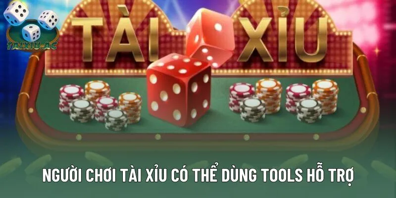 Người chơi tài xỉu có thể dùng tools hỗ trợ