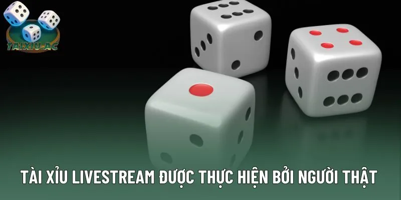 Tài Xỉu Livestream được thực hiện bởi người thật 